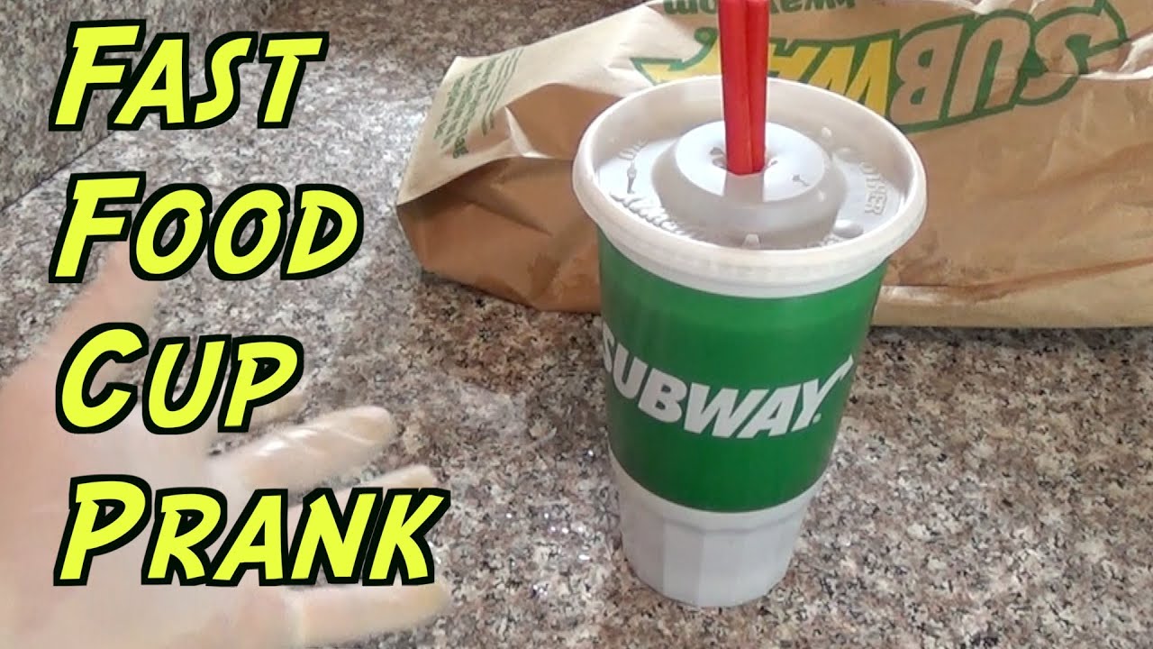 Fast Food Cup Prank You Can Do On Friends- HOW TO PRANK (Evil Booby Traps) | Nextraker