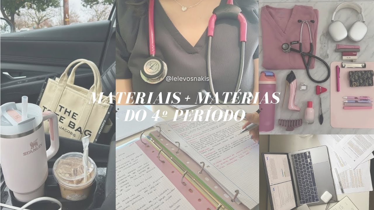 4º período de Medicina | materiais que usei, review das matérias e como estudei…