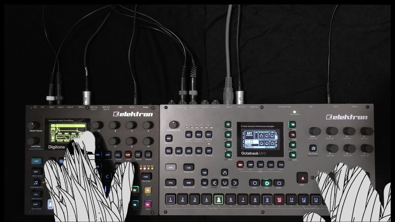 ylva - earth below driftin low (elektron octatrack / digitone)