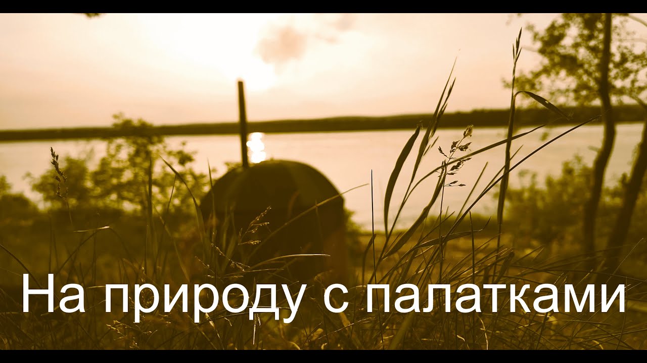 На природу с палатками. Саратовская область. Волга. Рыбалка. Еда на костре. Баня. Песни под гитару.