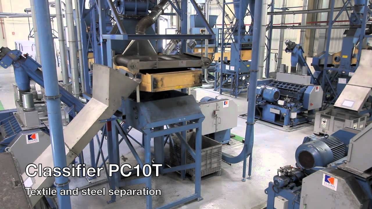 Recycling of tyres at Gesneuma in Zaragoza, Spain | Eldan Recycling