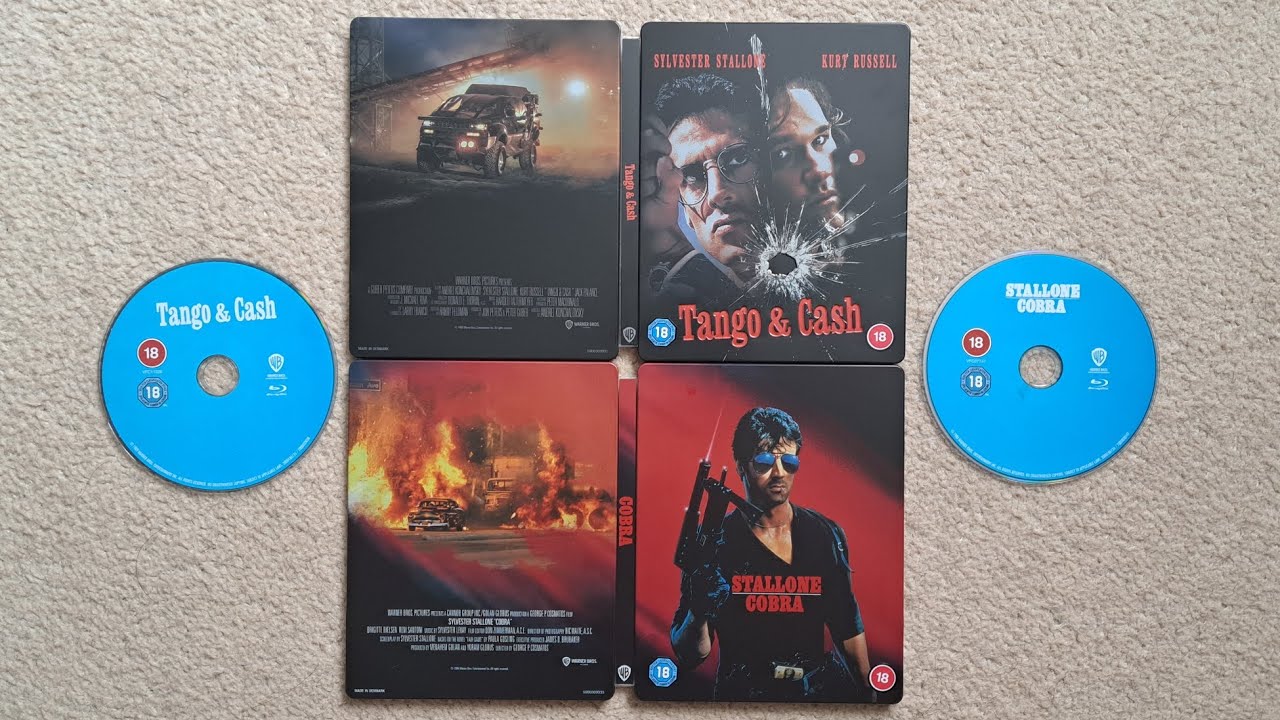 Tango & Cash And Cobra Steelbook Unboxing