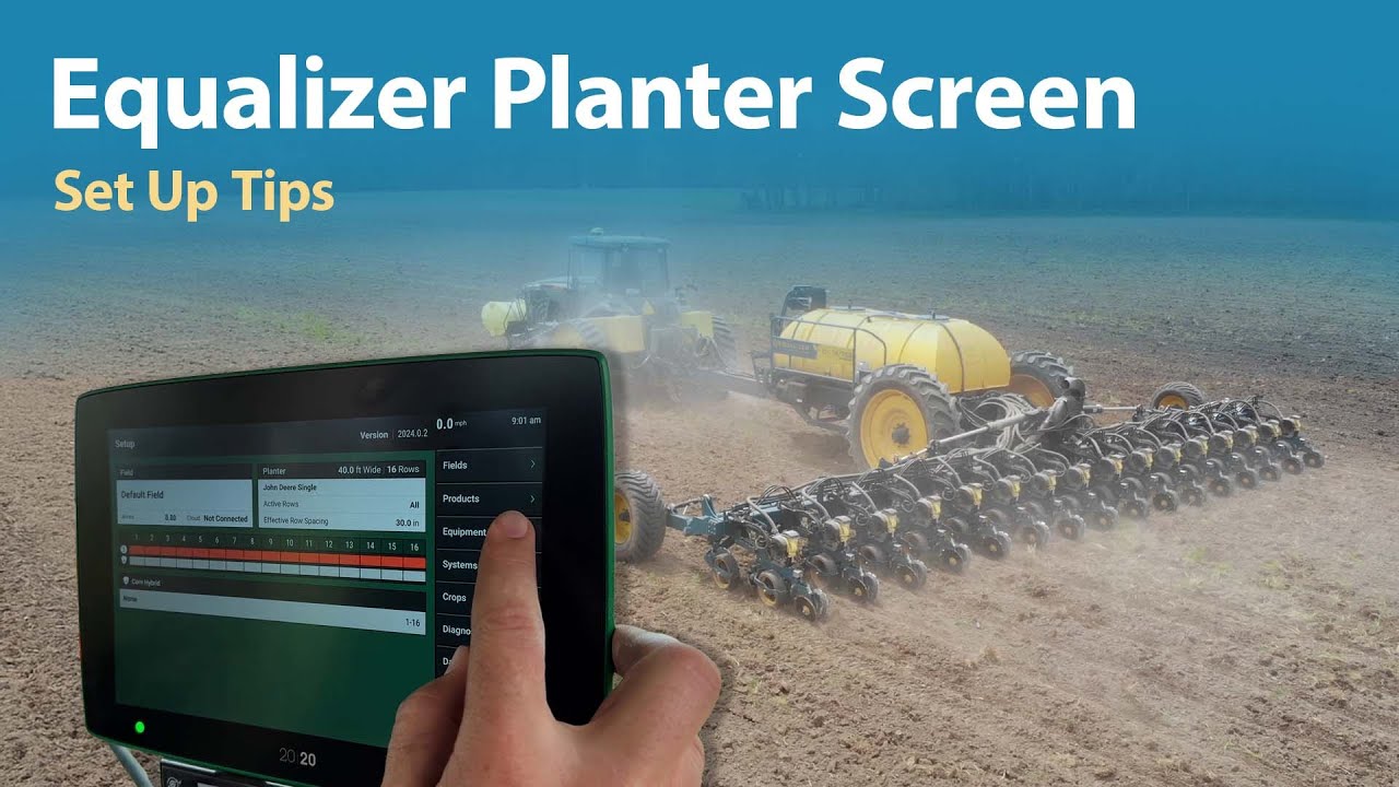 Watch this video and set up your Equalizer Planter properly on the Precision Planting 20|20 monitor