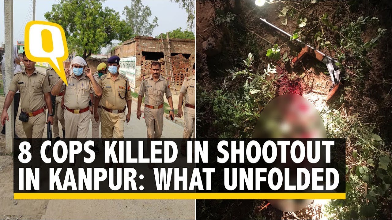 8 UP Cops Shot Dead While Trying to Arrest Gangster Vikas Dubey