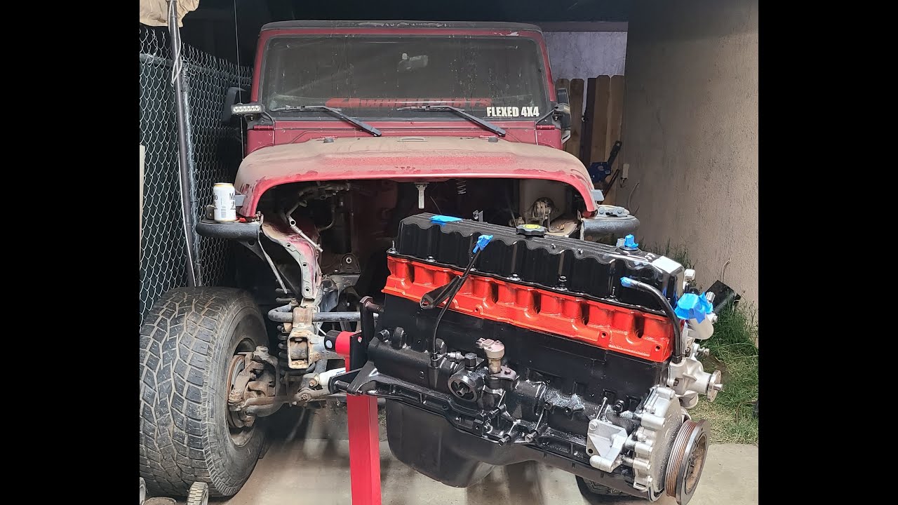 2.5L To 4.0L Swapping A 1998 Jeep TJ Part 2