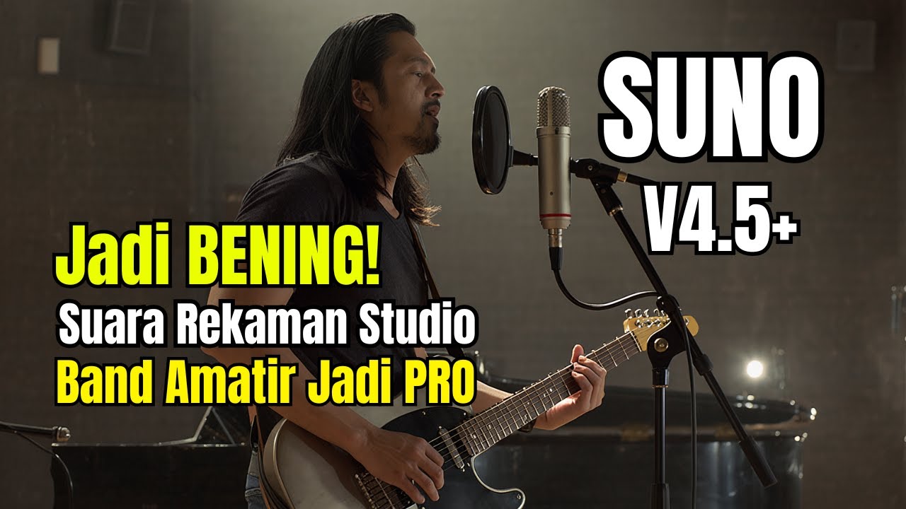 Jadi BENING Suara Rekaman Studio Band Amatir Pake AI Musik SUNO