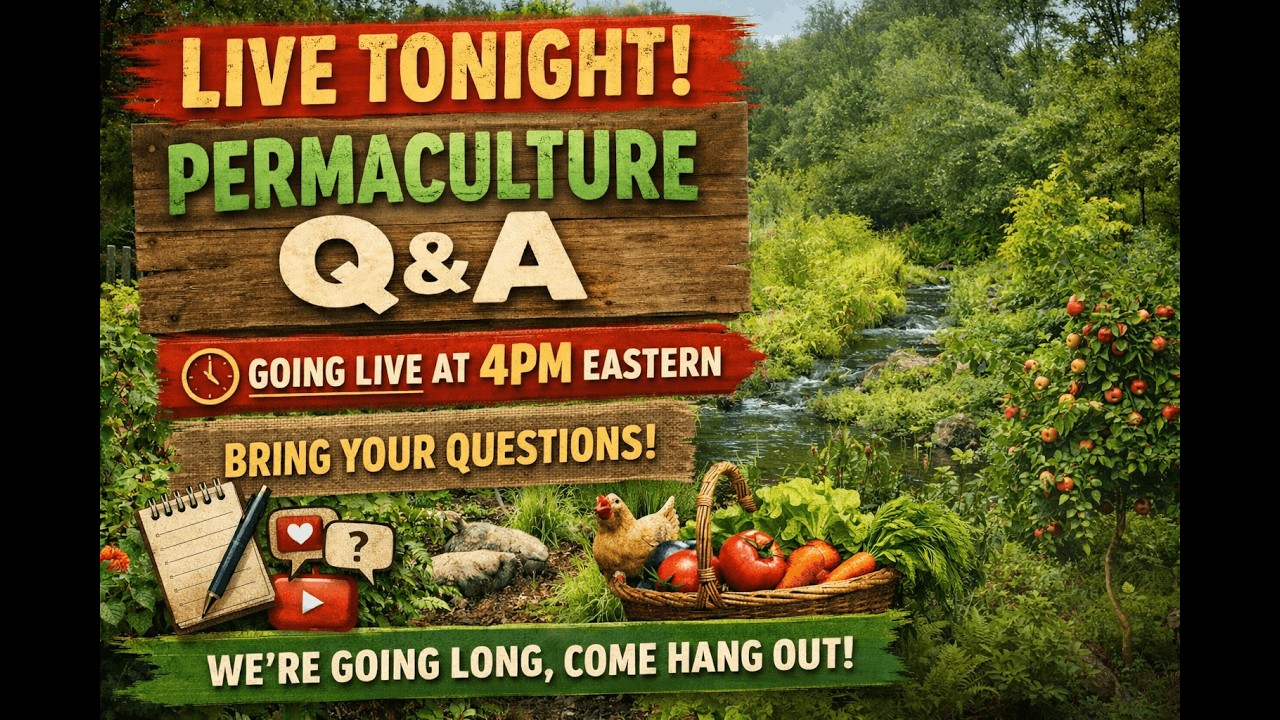 Permaculture Live Q&A (Bring Your Questions)