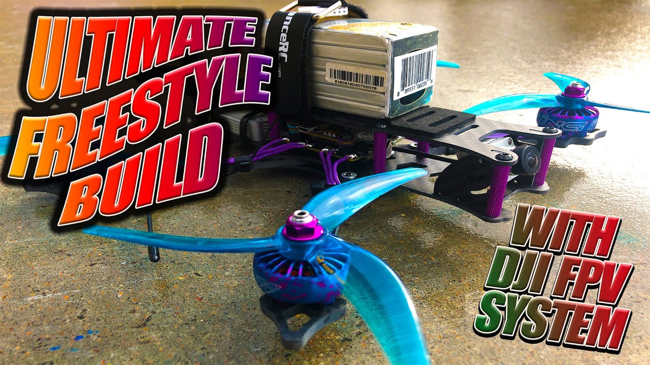 DJI FPV HD DIY Ultimate Freestyle Drone Build - 6S Beast!