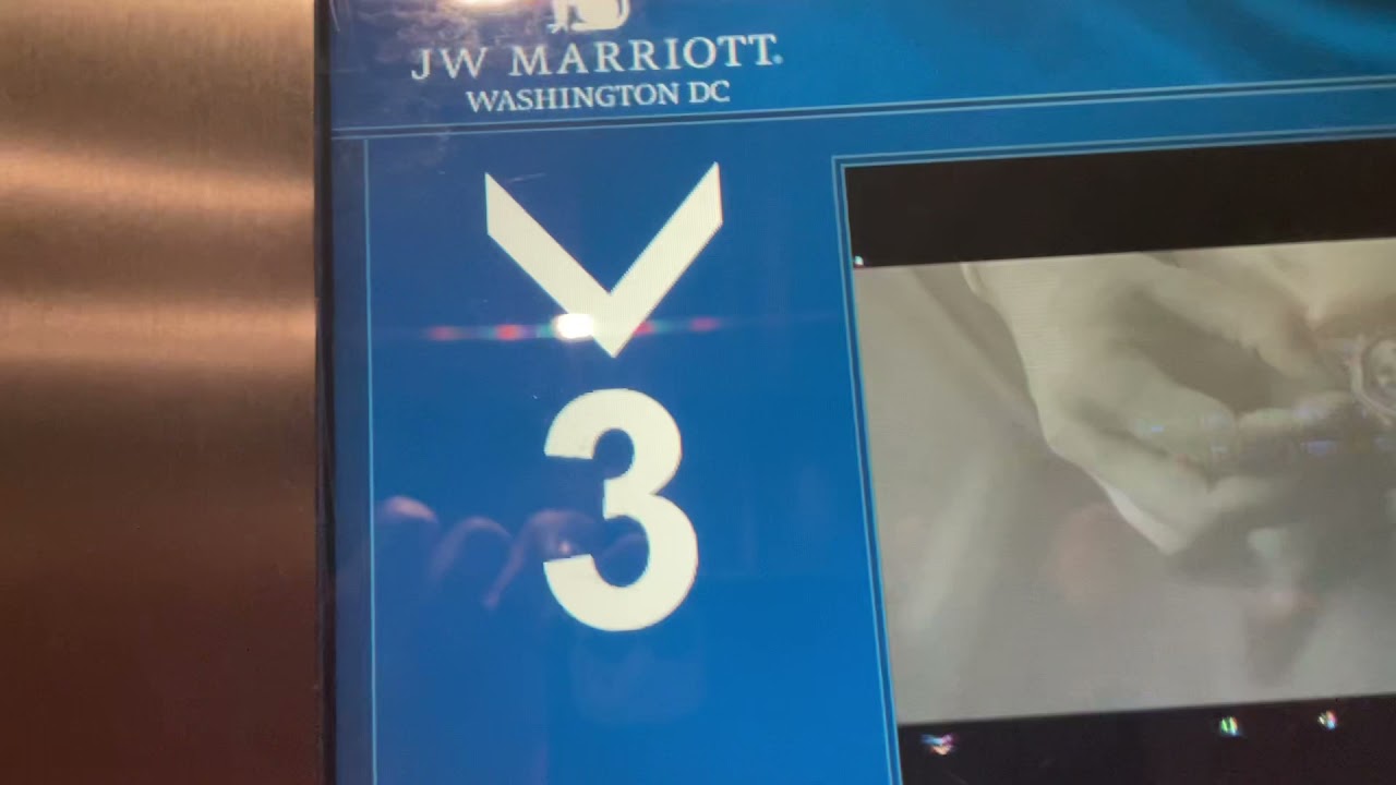 Schindler Miconic 10 Destination Dispatch Elevators @ JW Marriott - Washington, DC