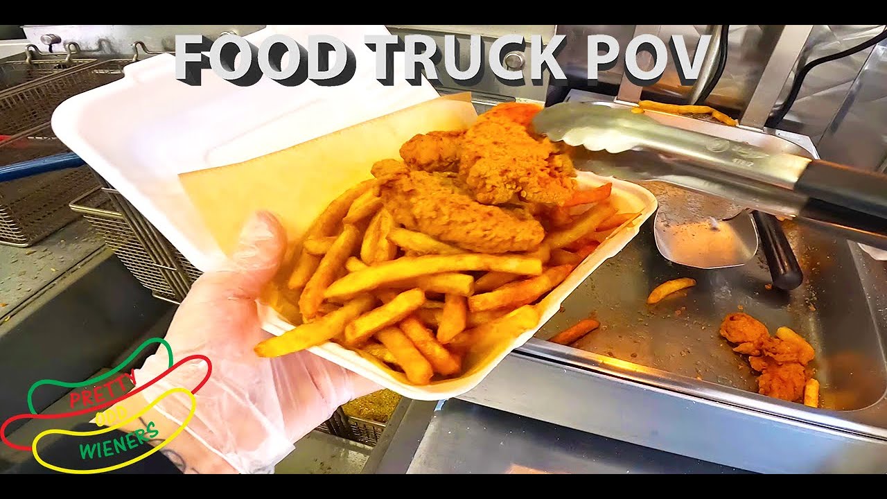 Dairy Queen Inspired Chicken Tendies Basket | Food Truck Cooking POV