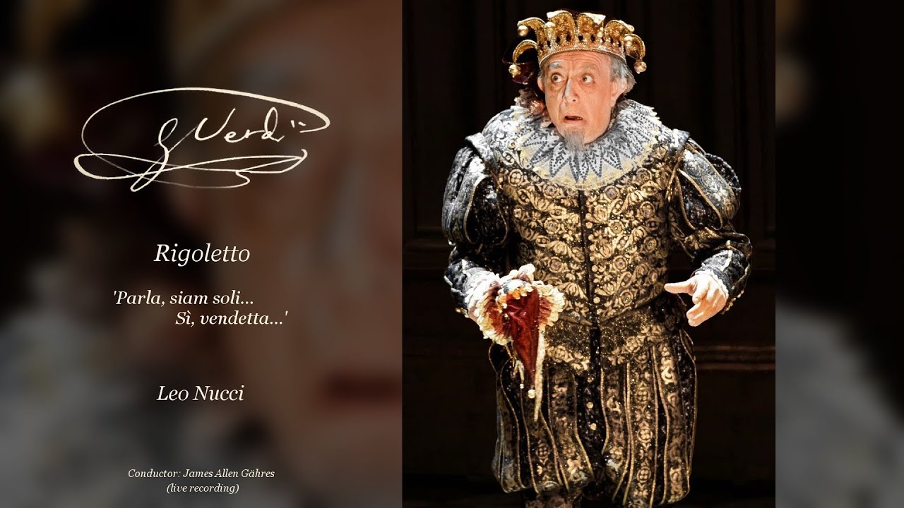 Verdi - Rigoletto - Leo Nucci 'Sì, vendetta ...' - James Allen Gähres, cond., Ulm Philharmonic