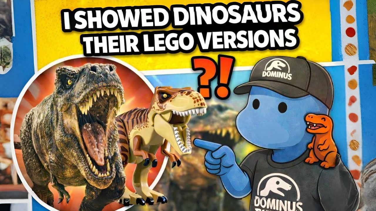 I Showed Dinosaurs Their Lego Versions, And I Regretted It!