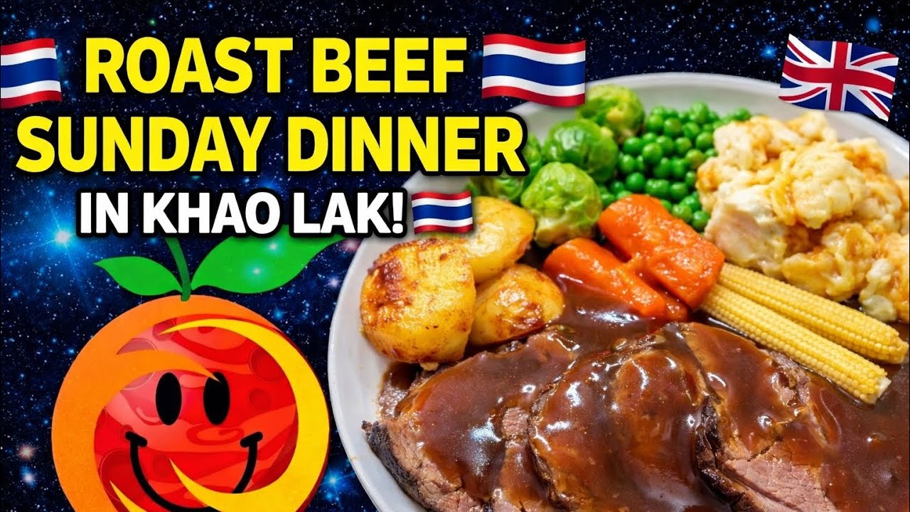 Воскресный ужин с ростбифом в Као Лак 🇹🇭 | Полный английский воскресный обед!