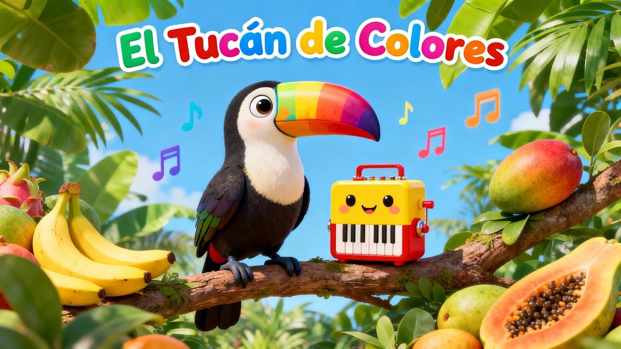 El Tuc&aacute;n de Colores 🌈🐦 | Canci&oacute;n Infantil Educativa