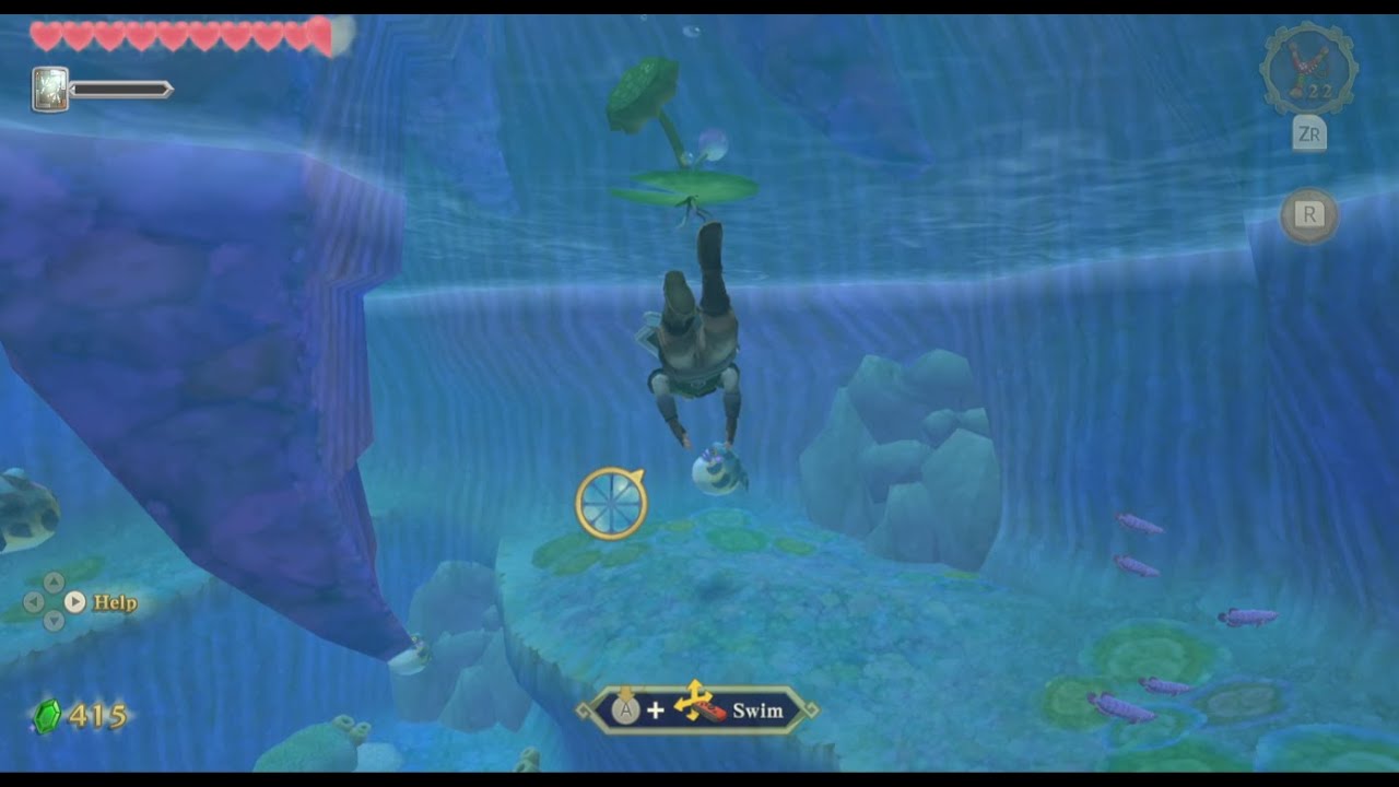 Legend of Zelda Skyward Sword HD Water Dragon's Lair