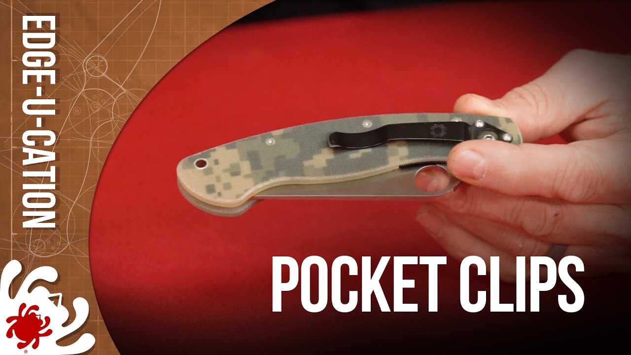 Spyderco Edge-U-Cation - Pocket Clips