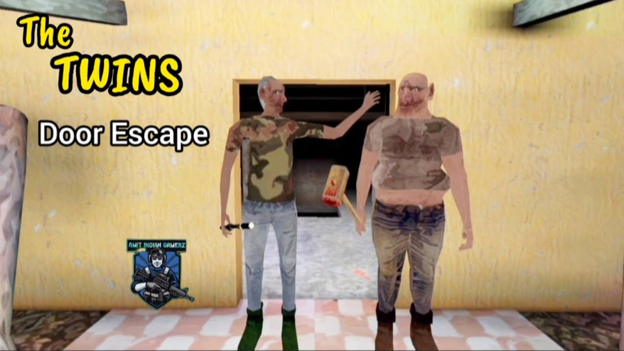 THE TWINS ( Horror Game ) Door Escape . Full gameplay.