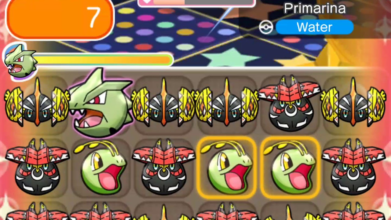 Pokemon Shuffle Mobile Primarina Escalation Battle Stage 150 ポケとる スマホ版アシレーヌレベルアップバトル 06/2019