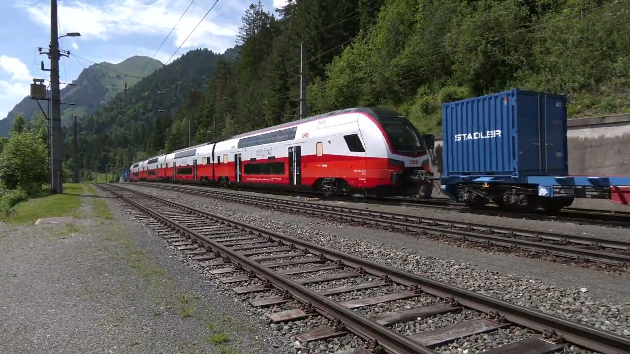 ÖBB Bahnhof WALD am Arlberg/Dalaas im Juli 2024