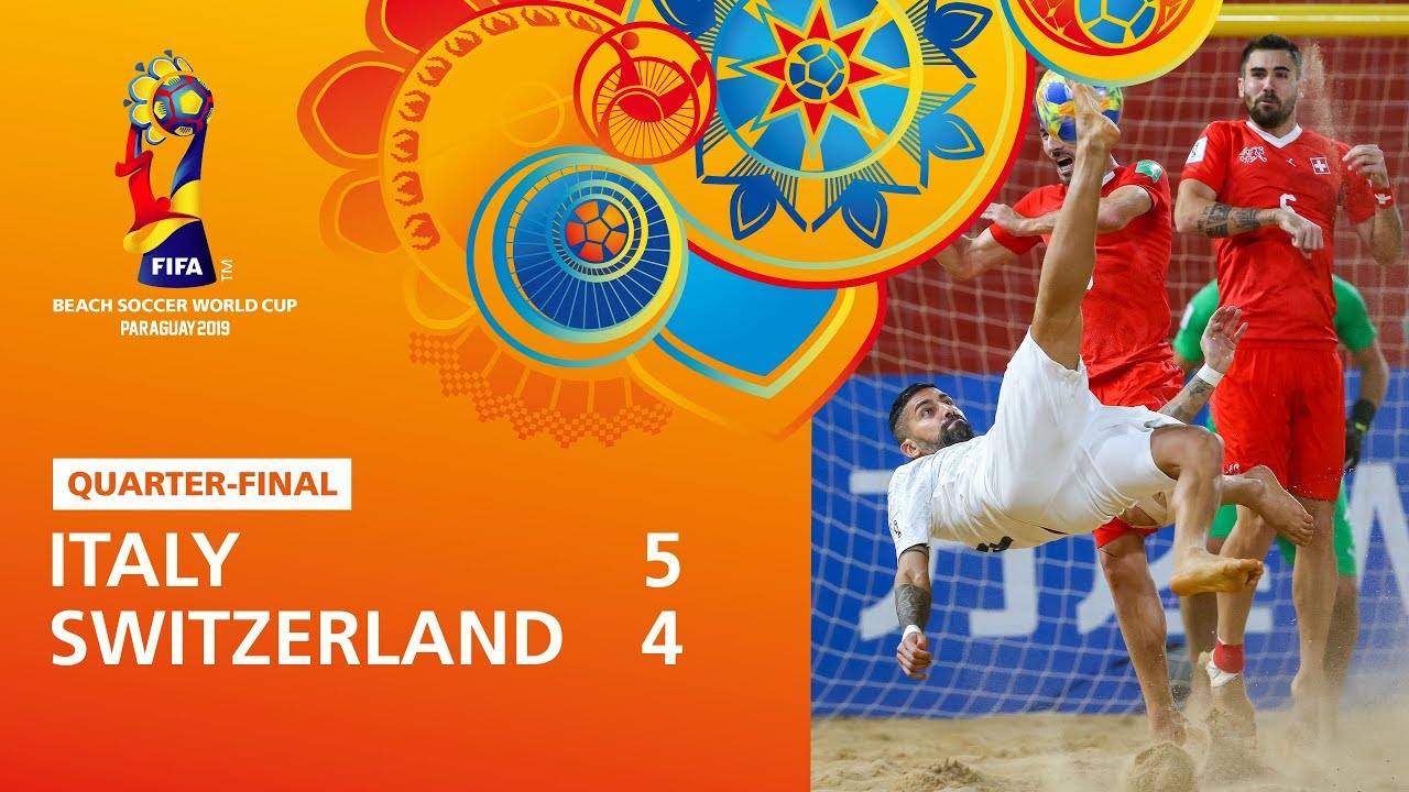 Italy v Switzerland | FIFA Beach Soccer World Cup 2019 | Match Highlights