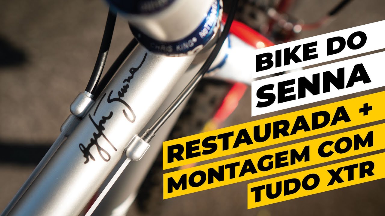 Bike Senna restaurada. Montagem com upgrade de época. PARTE 2 Pedaleria