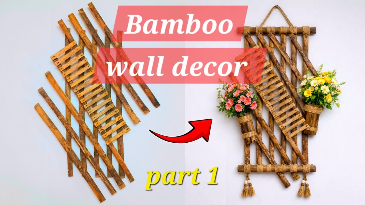 Bamboo Craft Wall Hanging | Step-by-Step Tutorial