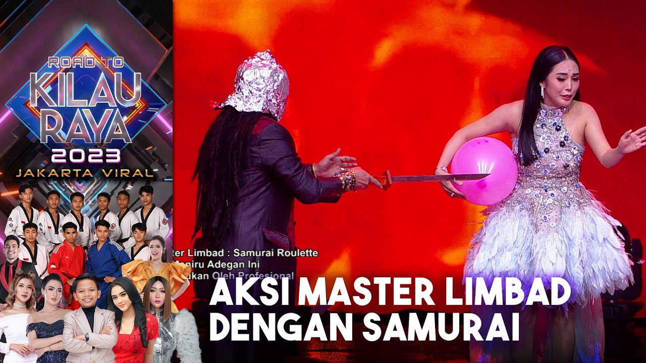 BIKIN JANTUNGAN! Aksi Master Limbad Dengan Samurai | ROAD TO KILAU RAYA JAKARTA VIRAL