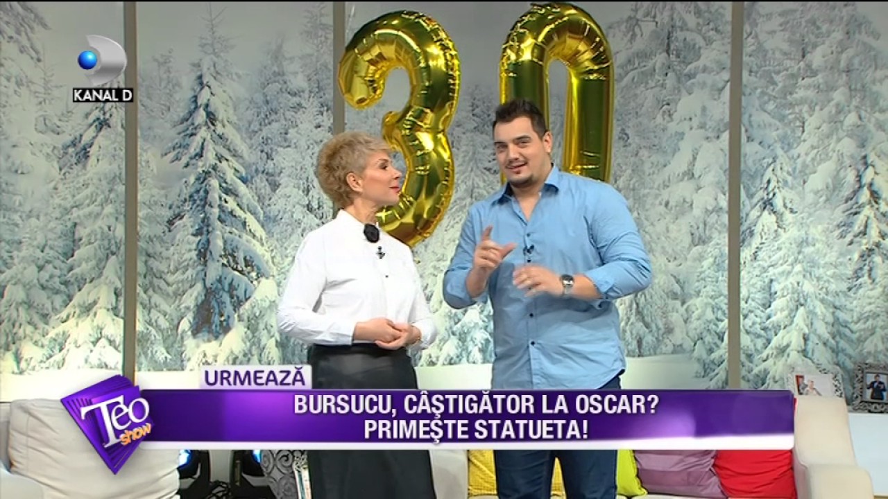 Teo Show (27.02.2017) - Petrecere surpriza de ziua lui Bursucu'!
