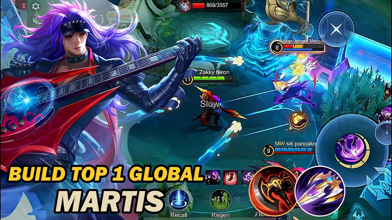 CARA JAGO MAIN MARTIS 2026‼️TIPS MARTIS SAKIT + ROTASI LANE | BUILD MARTIS TERBARU 2026‼️ - MLBB