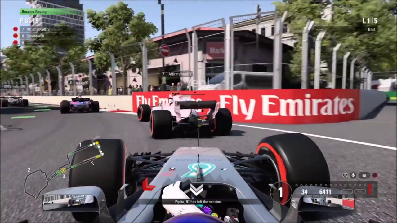 F1 2017 - Online Race - Dirty Racer