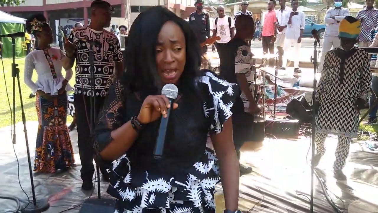 J. A. Adofo's daughter #Kaakyire* makes her father very proud by represents him here in Kumasi