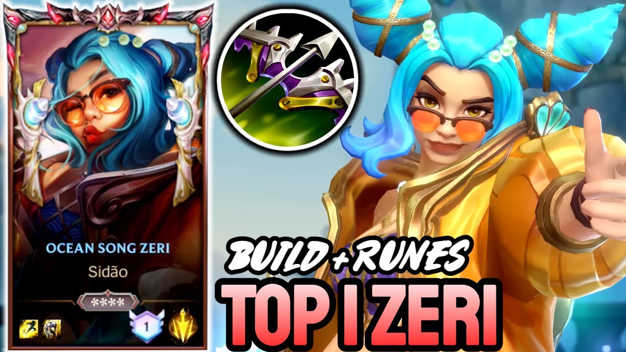 WILD RIFT ZERI - TOP 1 ZERI GAMEPLAY - GRANDMASTER RANKED