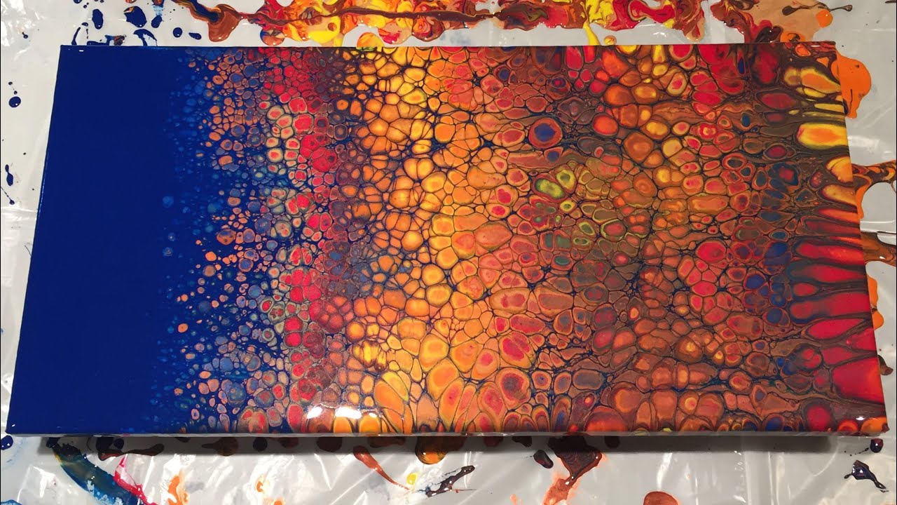 (37) Canvas Leveling Hack and Metallic Swipe. No More Cups or Pushpins!