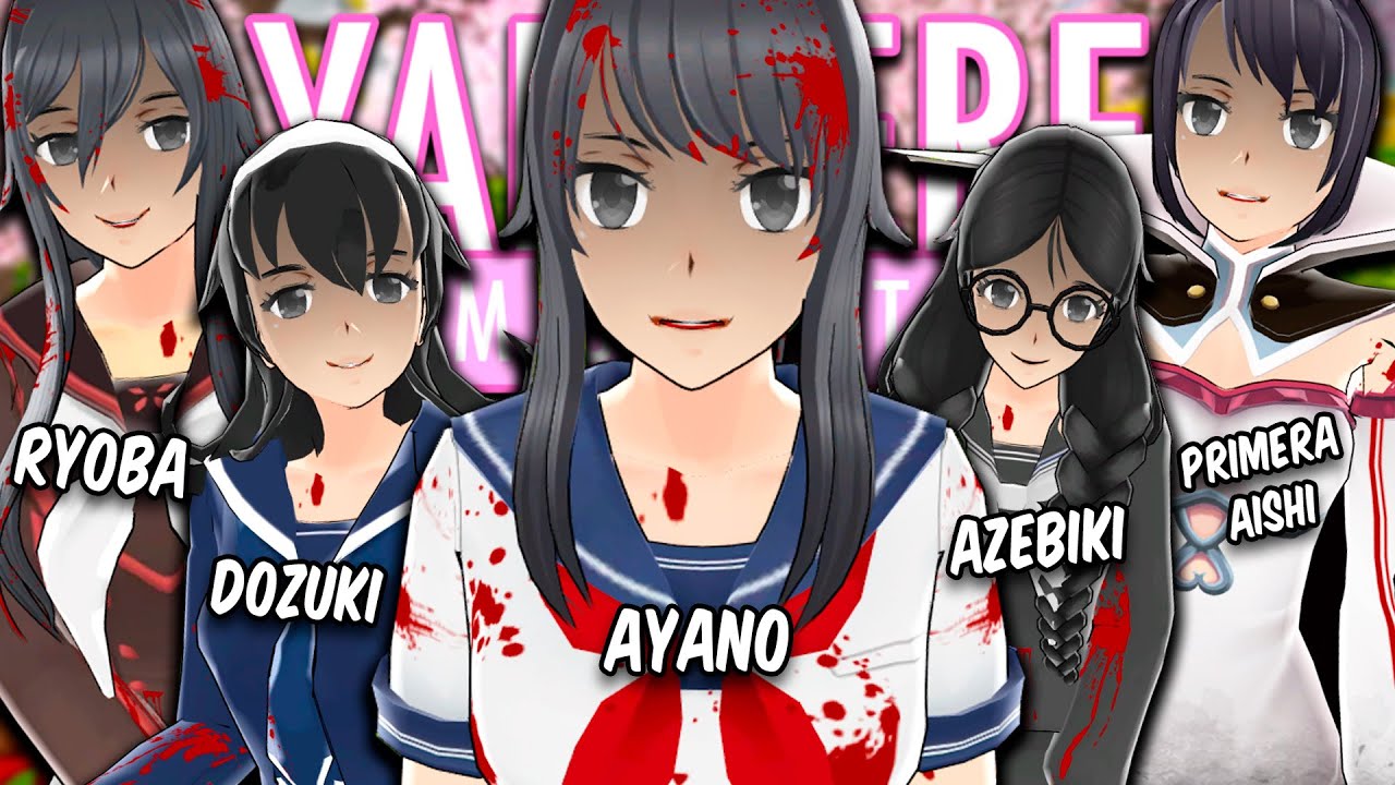 Junté a TODA la Familia Yandere... y se desató el CAOS con las Aishi's | Yandere Simulator Mod