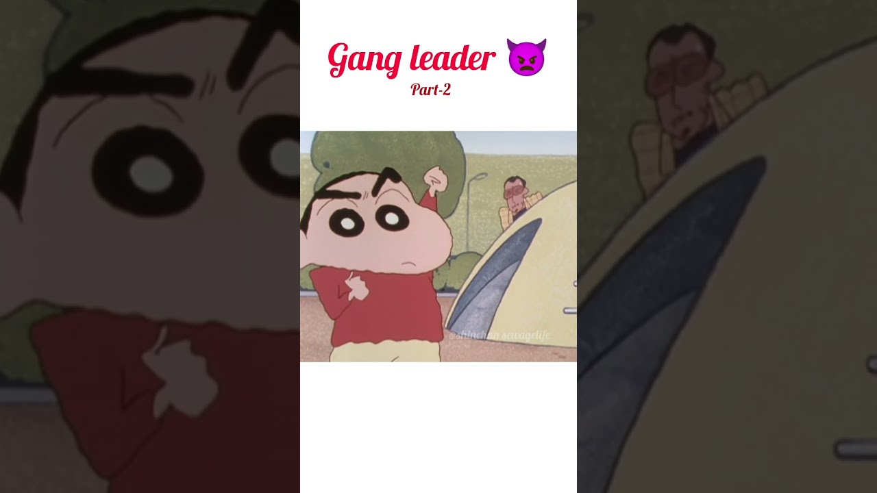 Gang leader aur shinchan ka principal part-2 #shinchan #sigma