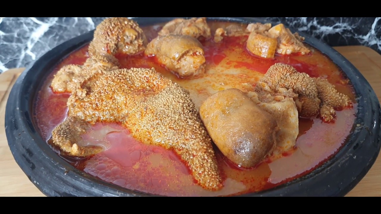 How I make my goat meat light soup| Ghana goat meat light soup