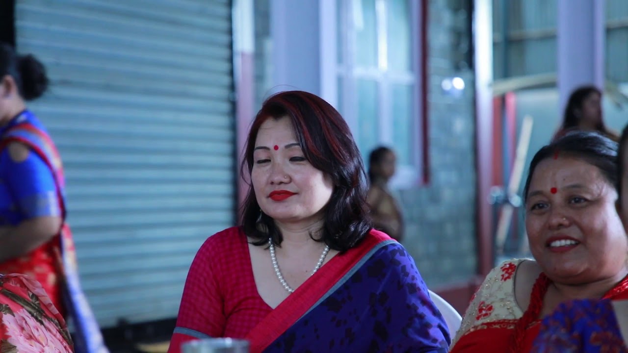 Teej  तीज २०१८ रङ्गशाला आमा समुह, पोखरा Pokhara, Indramarga