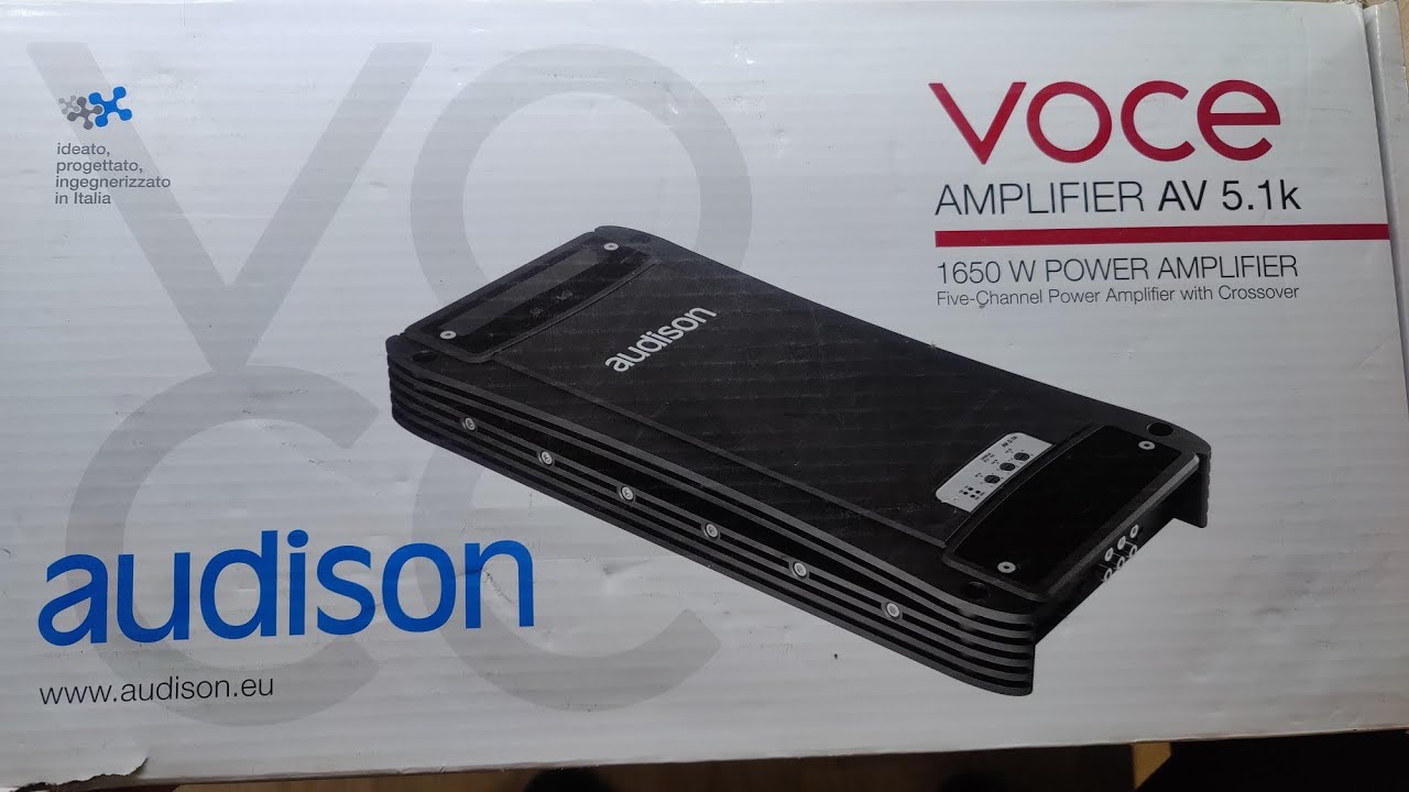Audison Voce AV 5.1k замер усилителя