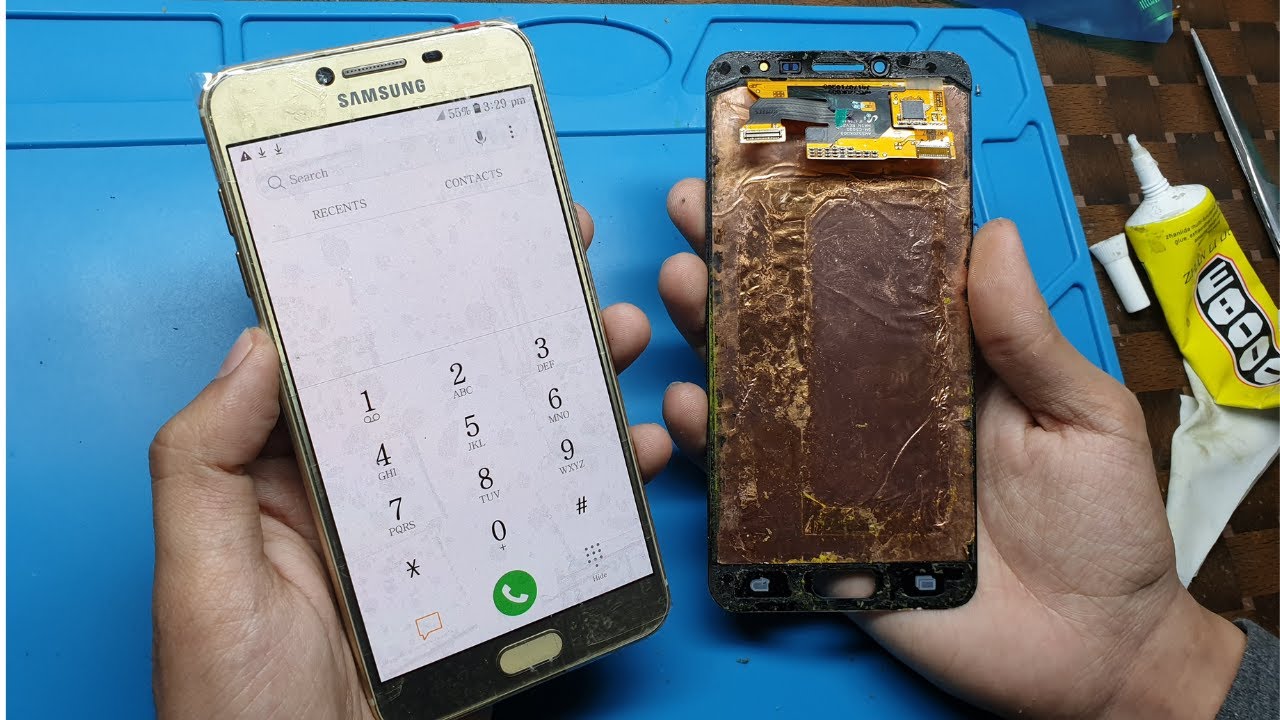 Restore Samsung C5 Cracked Screen Replacement | Rebuild Broken Phone |