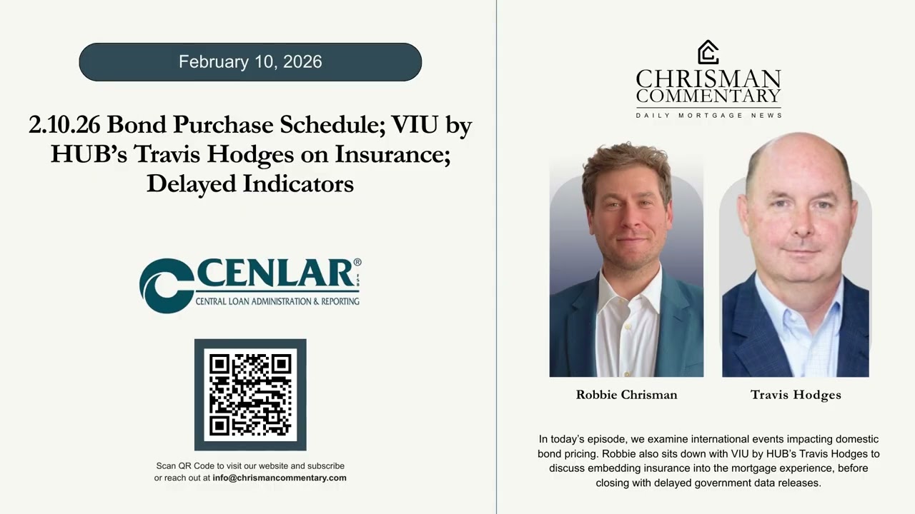 Chrisman Commentary Daily Mortgage News 02.10.26: Travis Hodges
