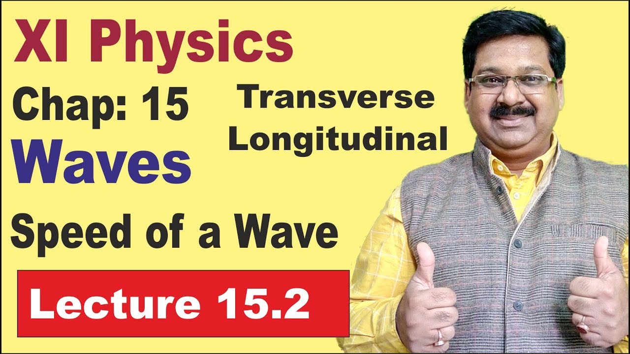 NCERT XI Physics Chap-15.2 | Speed of a Wave | Waves |