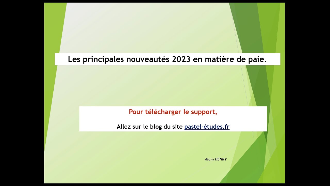 Les nouveautes de la paie en 2023