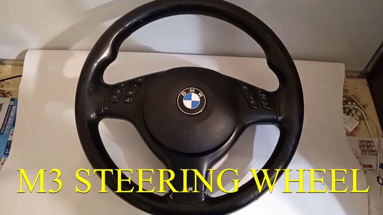 BMW E46 M3 sports steering wheel/Спортивный руль BMW E46 M3