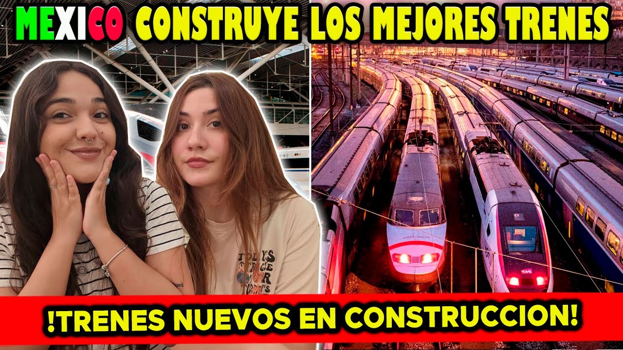 ASÍ va la CONSTRUCCIÓN 🇲🇽 de los TRENES en MÉXICO - 🇨🇺 CUBANAS REACCIONAN