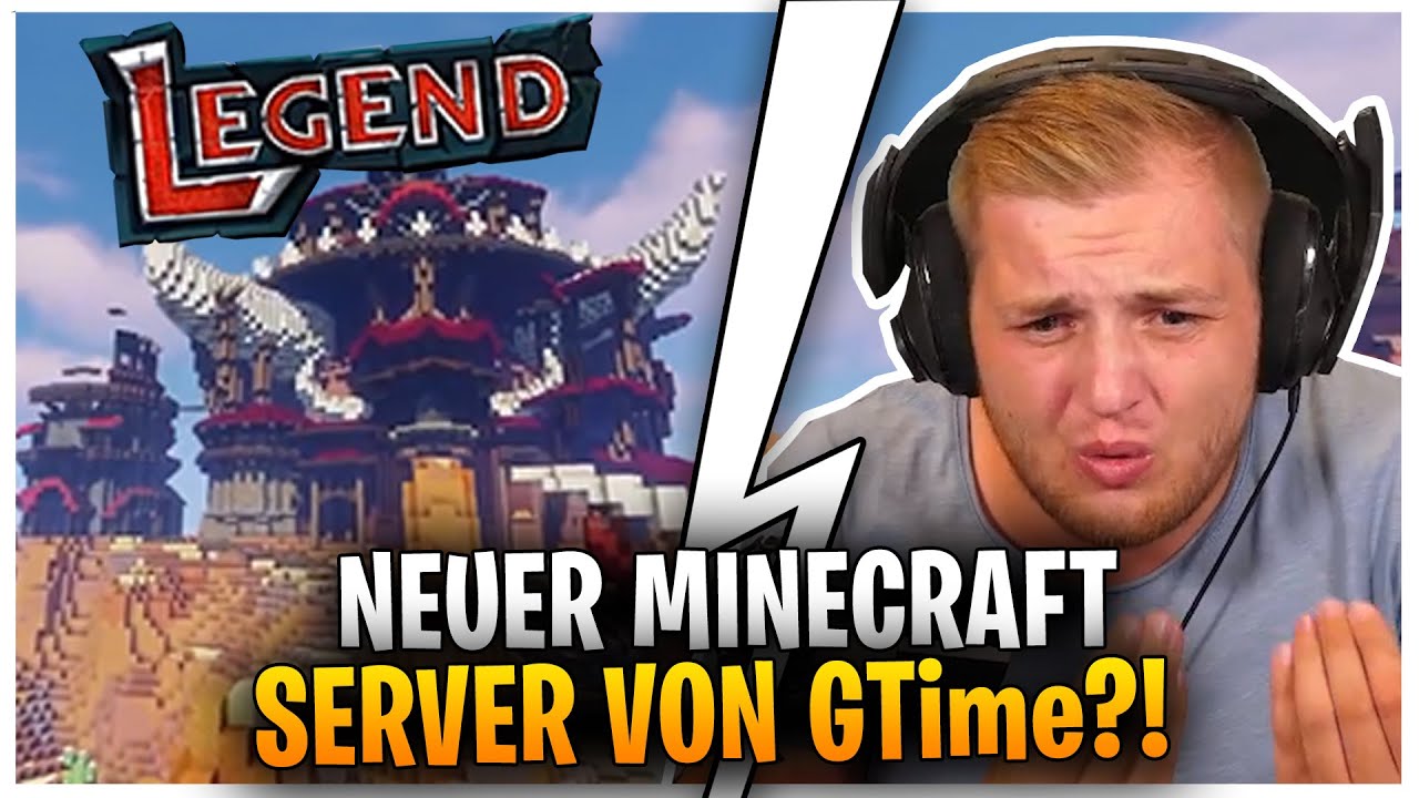 😍😮Reaction auf @Gamerstime neuen Minecraft Server 