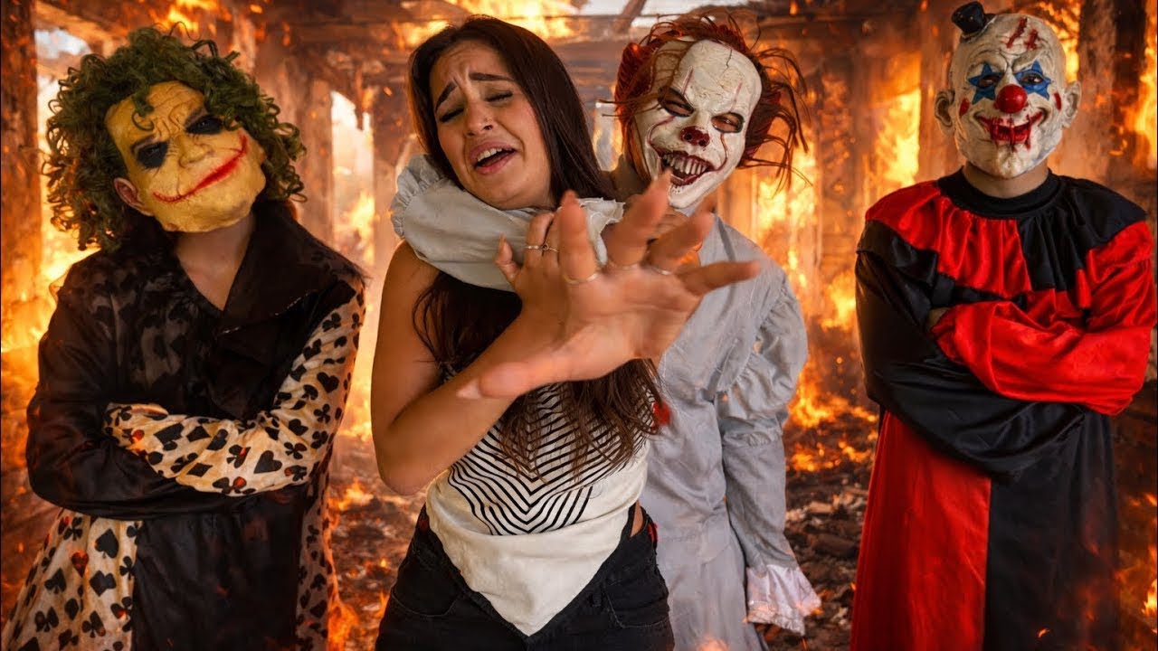 Ela Ficou Presa Sozinha Na Casa Do palhaço Vermelho