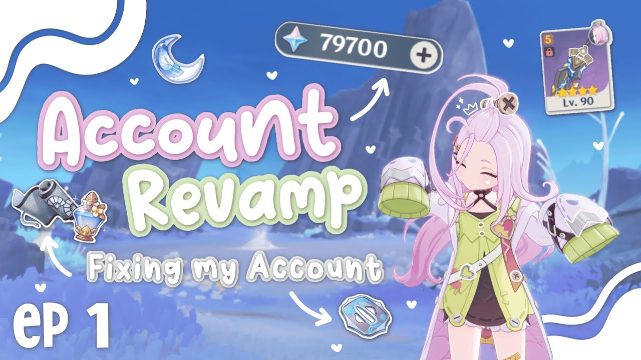 Cleaning and Fixing my Account ˖˚₊ 🌷 | Account Revamp ep. 1 | Genshin Impact