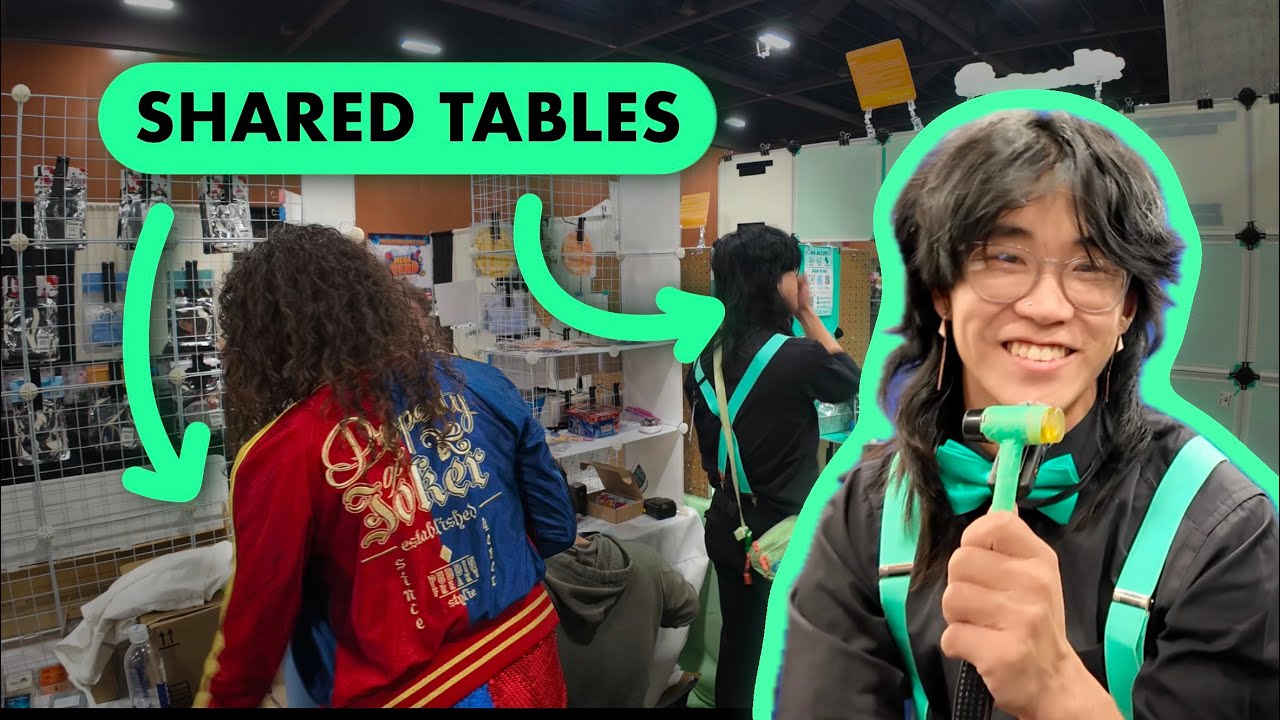 I SHARED a Booth Space at Game On Expo... Here's What I Learned