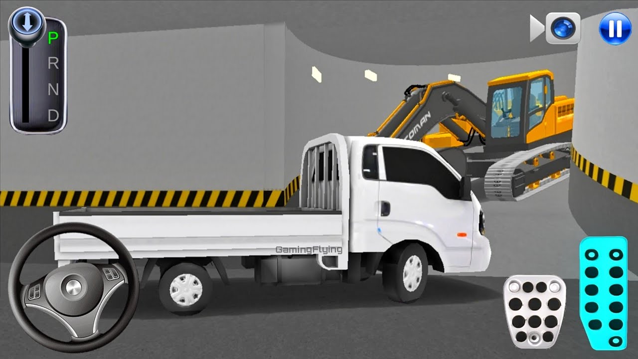 New Kia Pickup Stuck in Parking Garage - 3D Driving Class 2025 - 3D Driving Class - Car Game