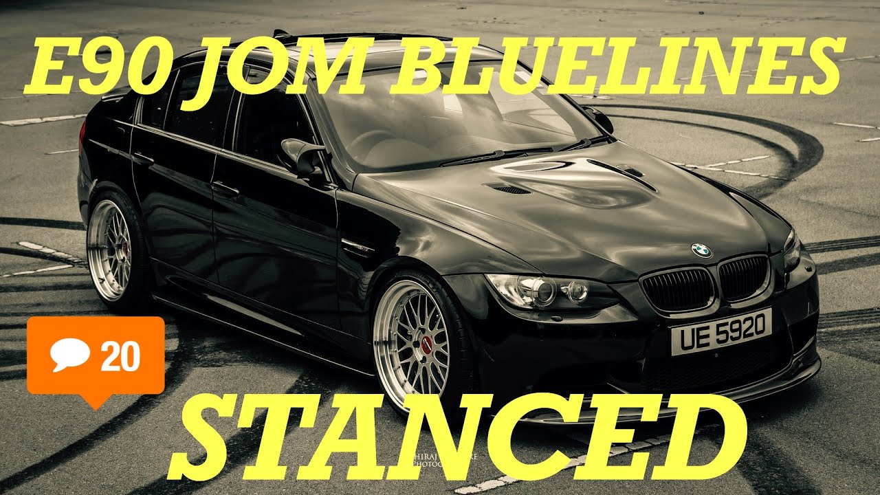 JOM Bluelines installation and drivability review e90